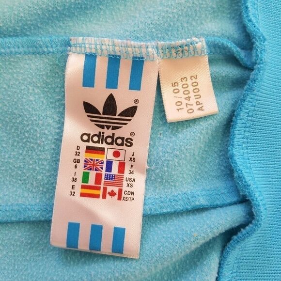 Vintage Adidas Europa Youth Track Jacket 3 Stripe - Picture 6 of 8